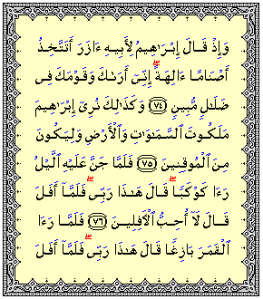 Al-An'am [74-77]
